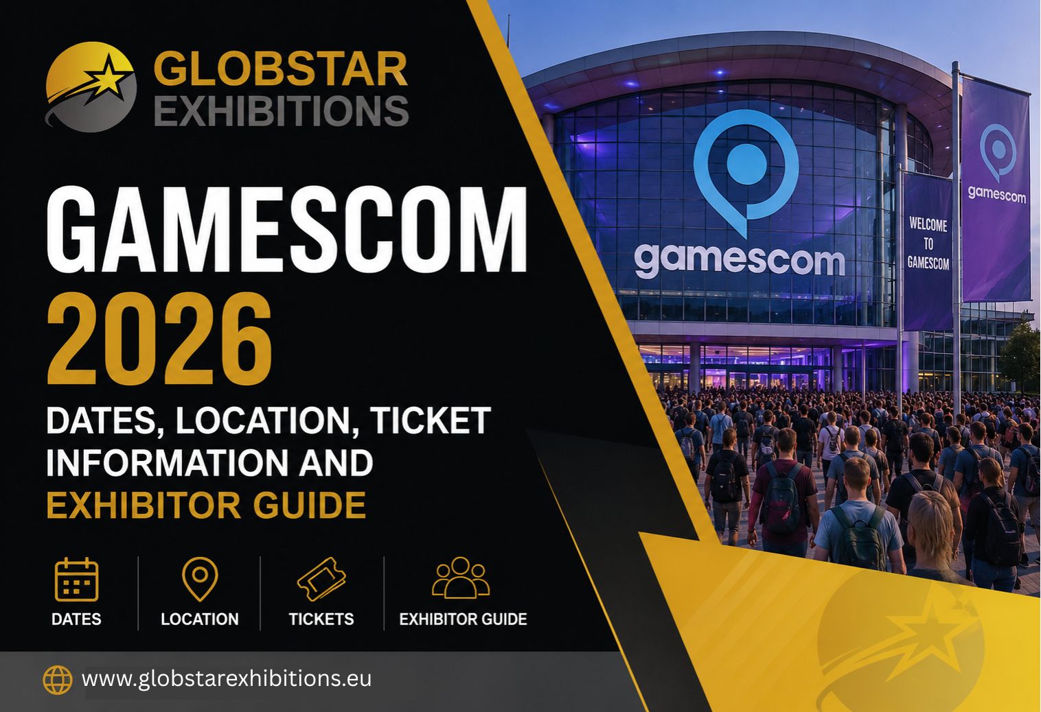 Gamescom 2026 Dates, Location, Ticket Information and Exhibitor Guide