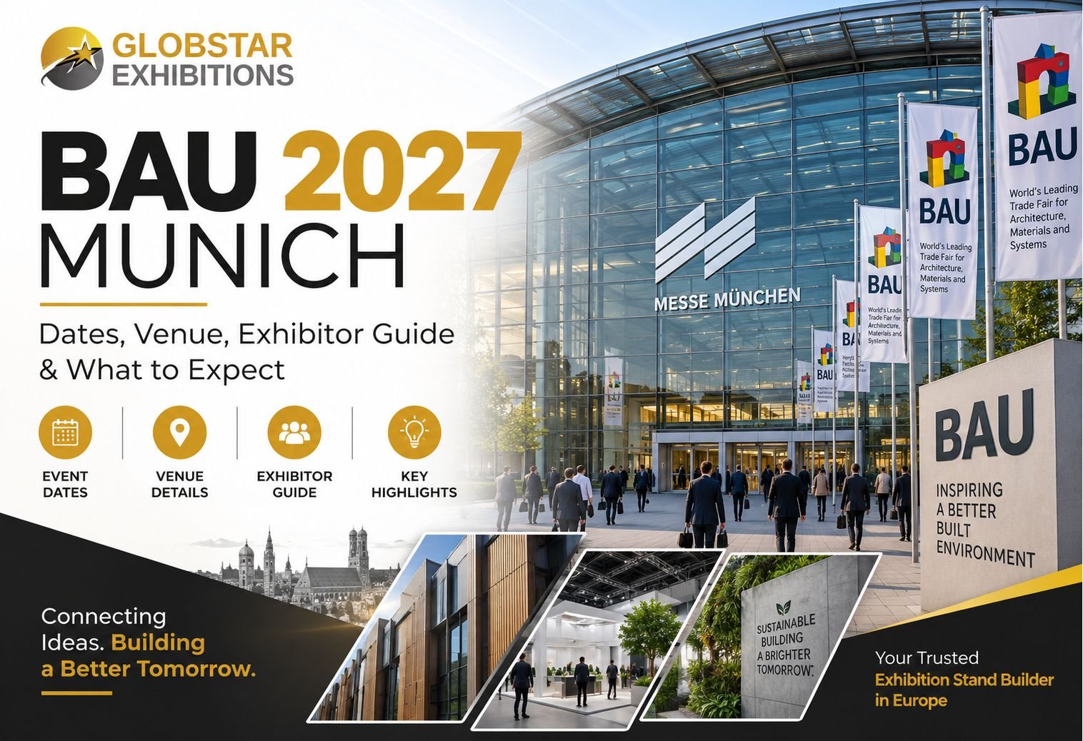 BAU 2027 Munich: Dates, Venue, Exhibitor Guide & What to Expect