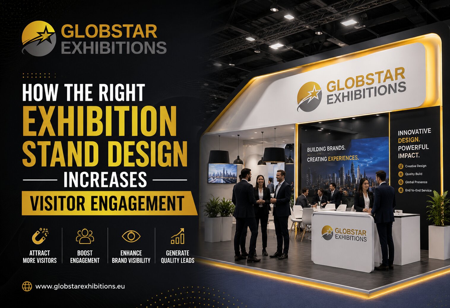 How the Right Exhibition Stand Design Increases Visitor Engagement