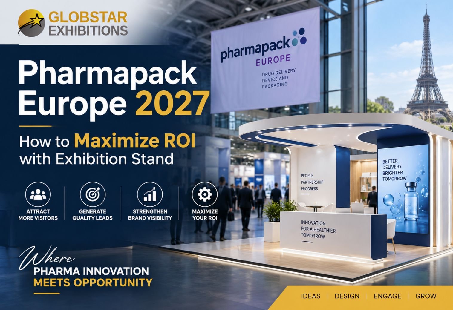 Pharmapack Europe 2027: How to Maximize ROI with Exhibition Stand